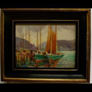 Boats At Rest by Emily Louise Orr Elliott