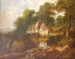 Fishing By The Old Bridge
