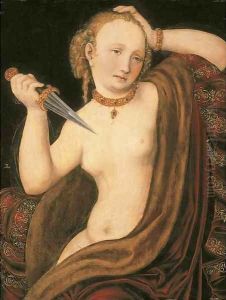 Lucretia by Lucas The Younger Cranach