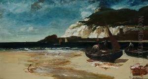 Fishermen On A Beach
