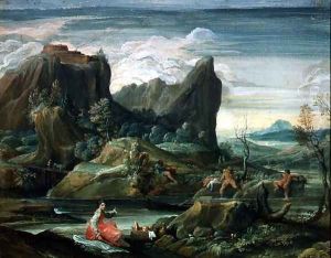 Landscape with Bathers