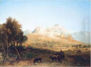 View Of The Acropolis by Paul H. Ellis