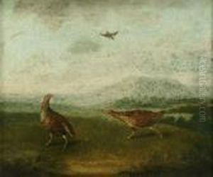 Partridge In A Landscape by Stephen Elmer