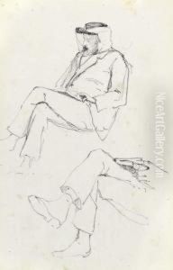 A Group Of Unframed Sketches