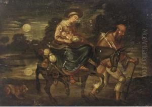 The Flight Into Egypt by Adam Elsheimer