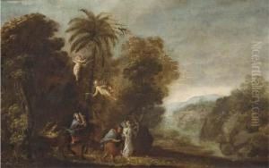 The Flight Into Egypt by Adam Elsheimer