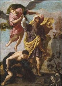 The Sacrifice Of Isaac by Adam Elsheimer