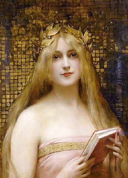 Girl With A Golden Wreath Undated - view 1