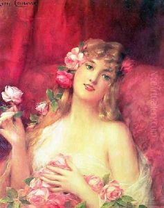 Woman With A Rose