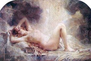 Danäe and the Shower of Gold by Leon Francois Comerre