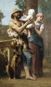 Peasant Family by Leon Francois Comerre
