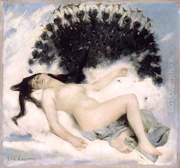 An Odalisque with a Peacock - view 1