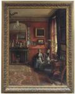 An Afternoon Call by Frank Lewis Emanuel