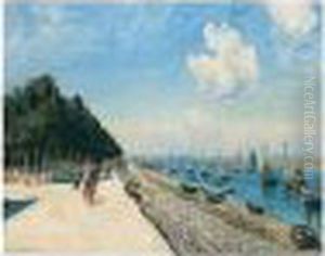 The Flowing Tide, St Valery by Frank Lewis Emanuel