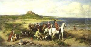 An Elegant Hunting Party by Henry Hetherington Emmerson