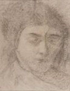 Portrait. by Achille Emperaire
