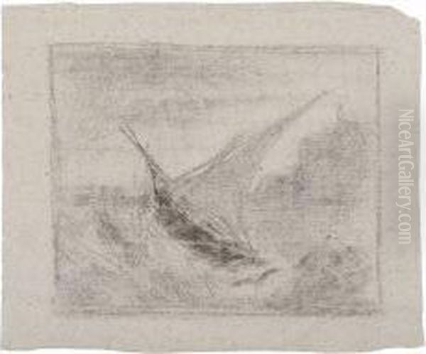 Etudes De Paysage Et Bateau Dans - view 1