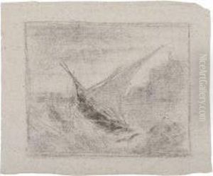 Etudes De Paysage Et Bateau Dans by Achille Emperaire