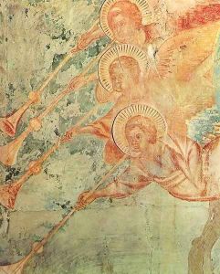 Apocalyptical Christ (detail) 2 by (Cenni Di Peppi) Cimabue