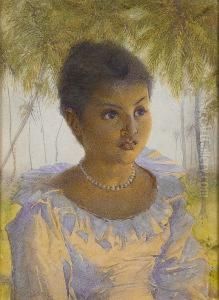 South East Asian Lady; A Japanese Lady, A Pair