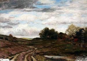 Weite Moorlandschaft Mit Gehoften by Am Hans Ende