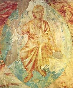 Apocalyptical Christ (detail) by (Cenni Di Peppi) Cimabue