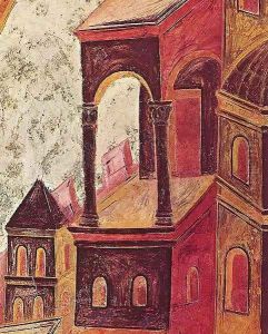St Matthew (detail) 2 by (Cenni Di Peppi) Cimabue