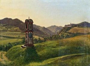 Bildstock Bei Der Burg Oberranna by Thomas Ender