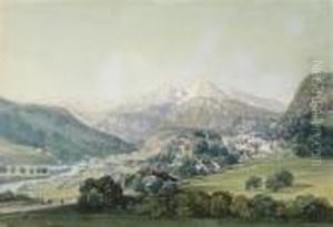 A View Ofberchtesgaden With Watzmann Mountain by Thomas Ender