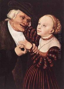 Old Man and Young Woman