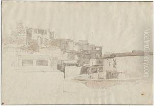 Ansicht Einer Stadt In Italien - view 1