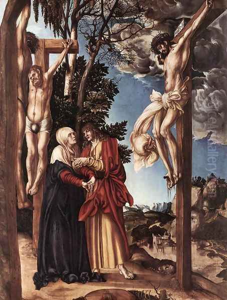 Crucifixion 1503 by Lucas The Elder Cranach