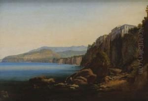 Veduta Della Costiera Amalfitana. by Thomas Ender