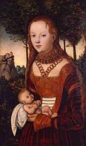 Young mother with child