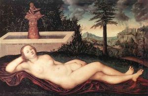 Reclining River Nymph at the Fountain 1518