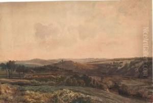 Paysage De Campagne Boise Et Vallonne. thumbnail