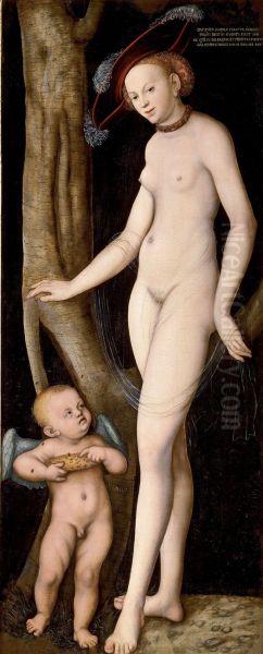 Venus and Cupid with a Honeycomb c. 1531 - view 1