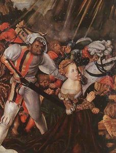 The Martyrdom of St Catherine (detail) 1504-05