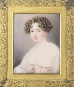 Portrait Miniature Of A Gentleman by John Cox Dillman Engleheart