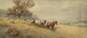 Harvesting The Wheat by Frank F. English