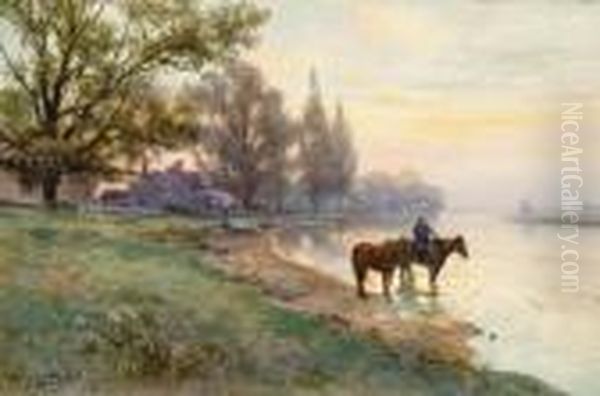 Watering The Horses - view 1