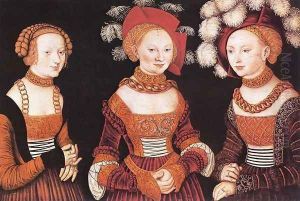 Saxon Princesses Sibylla, Emilia and Sidonia c. 1535