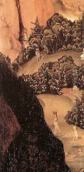 Portrait of Dr. Johannes Cuspinian (detail 3) c. 1502 - view 1