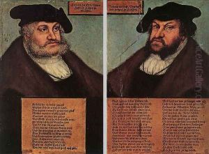 Portraits of Johann I and Frederick III the wise, Electors of Saxony 1533
