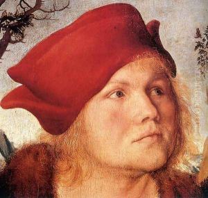 Portrait of Dr. Johannes Cuspinian (detail 1) c. 1502