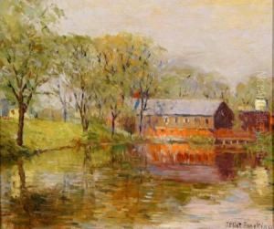 Old Hollingsworth Paper Mill On The Neponset River,mattapan