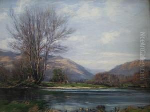 A Bright Morning By The Loch by Augustus William Enness