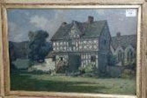 Stokesay Castle Gate-house, Shropshire by Augustus William Enness