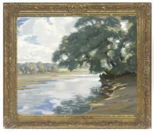 Sunshine And Shade On The River Test