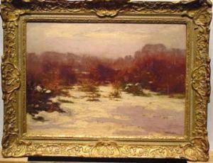 A Winter Clearing by Augustus William Enness